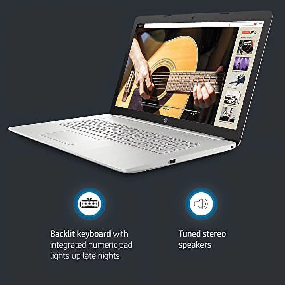 2022 High Efficiency Business Portable computer - 17.3inch FHD IPS - i5-1135G7 4-Core - Iris Xe Graphics - 16GB DDR4 - 512GB SSD Silver 16GB RAM | 512GB SSD 17-BY4000 17-BY4000