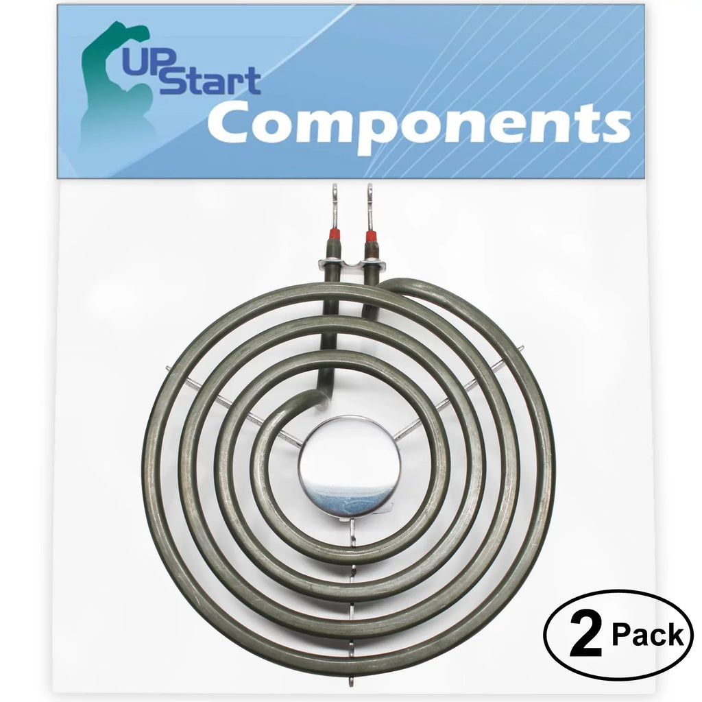 2-Pack Replacement for Magic Chef 35HN-2CLX-ON 6 inch 4 Turns Surface Burner Element - Compatible with Magic Chef 660532 Heating Element for Range, Stove & Cooktop