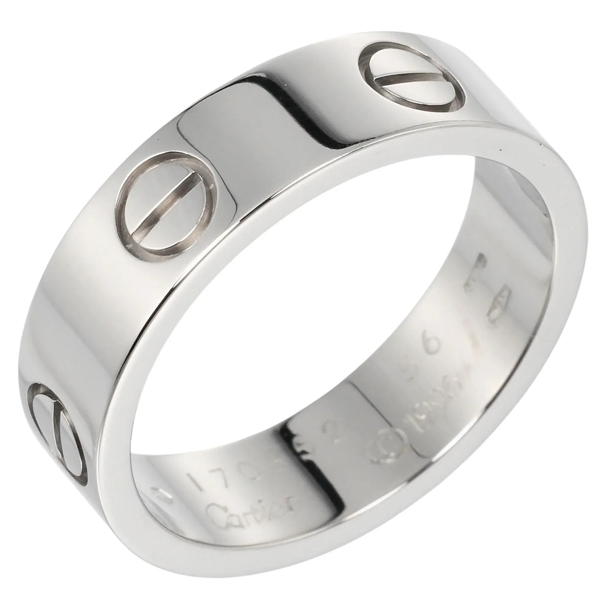 Pre-Owned Cartier CARTIER Love No. 15 Ring K18 WG White Gold Approx. 7.9g I122924022 (Good)