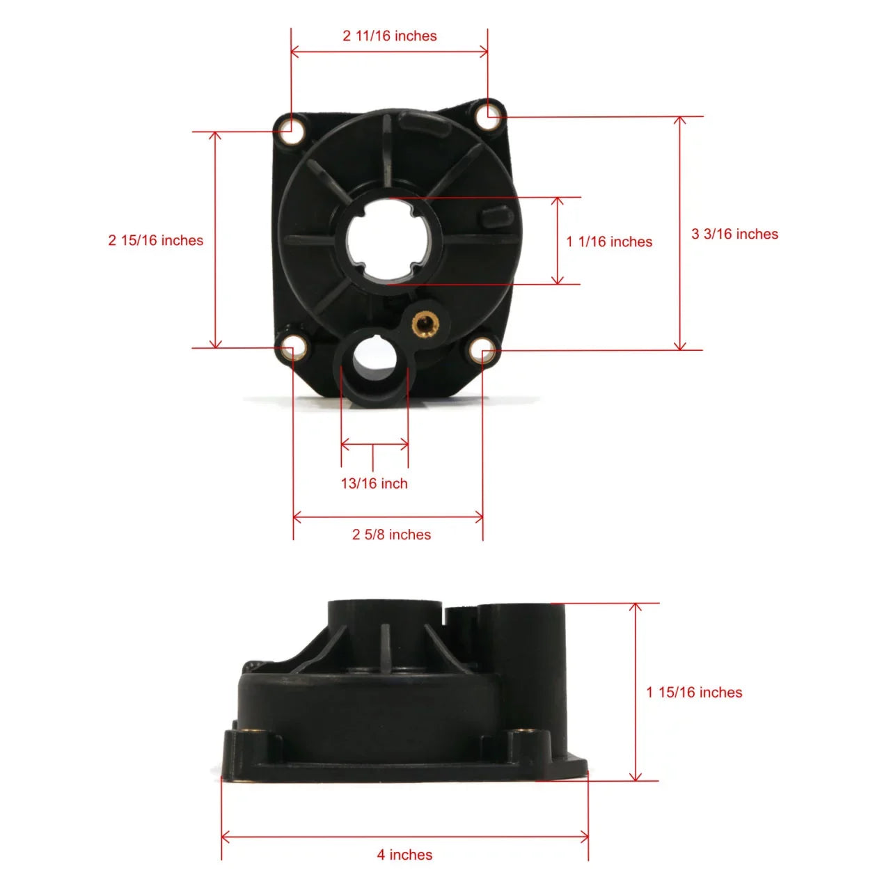 The ROP Shop | Liquid Pump Impeller Kit For 1982 Evinrude 70 E70ELCNB, E70TLCNB Outboard Boat
