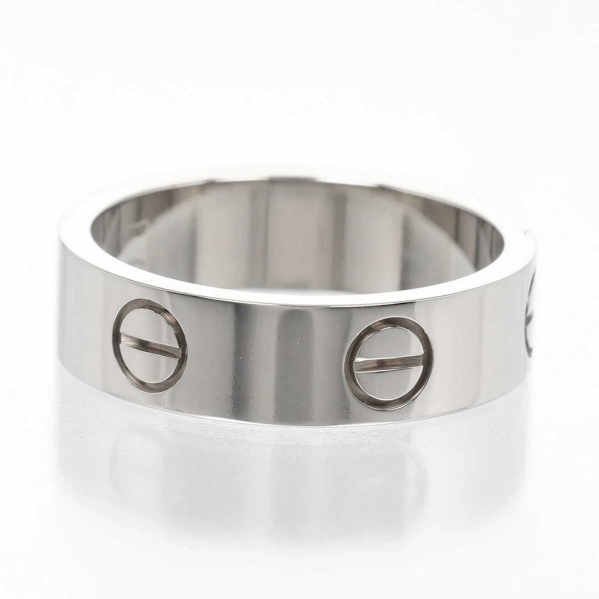 Pre-Owned Cartier CARTIER Love No. 15 Ring K18 WG White Gold Approx. 7.9g I122924022 (Good)