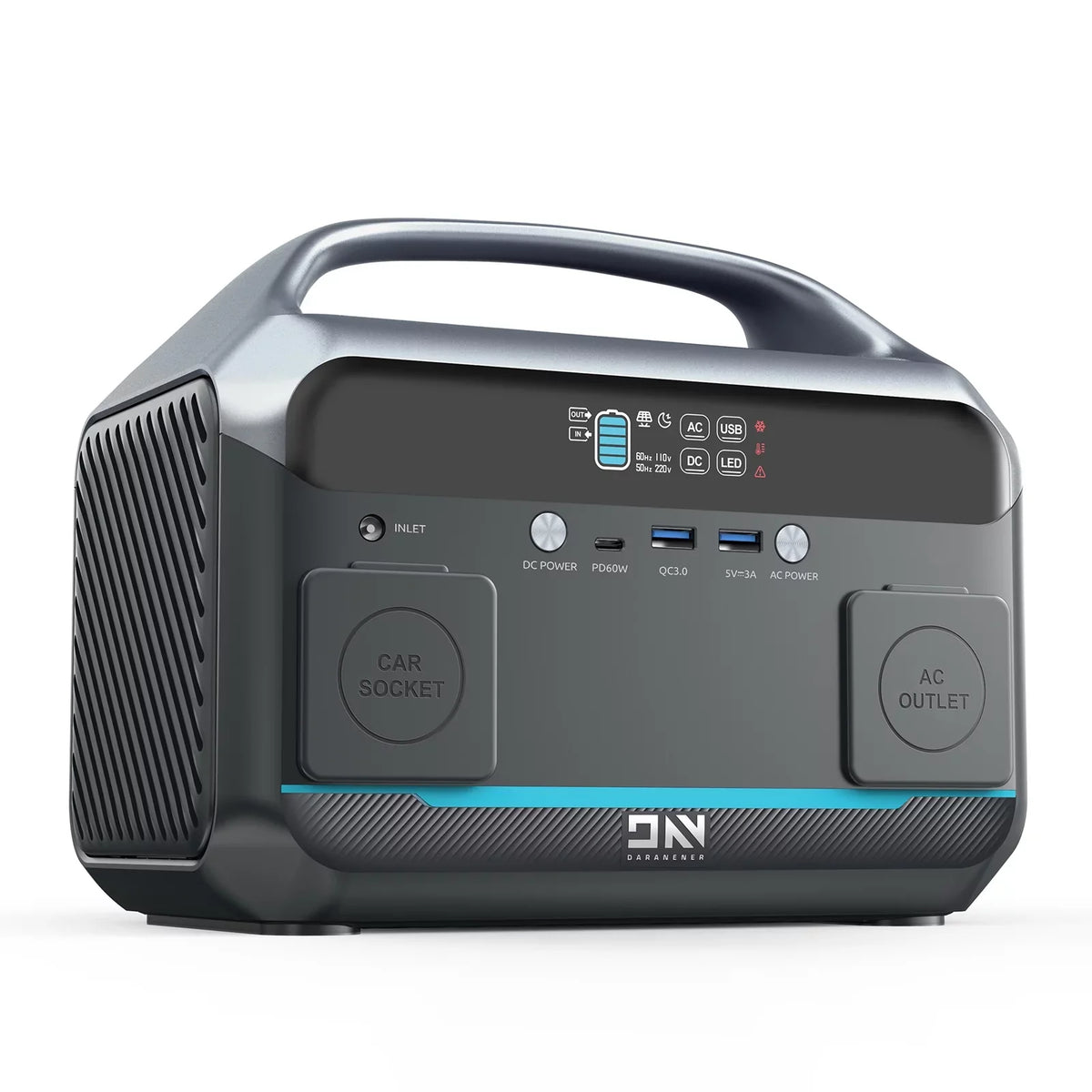 DaranEner NEO300 Portable Power Station by Anself, 268.8Wh 300W LiFePO4 Battery Backup Power Supply for Travel