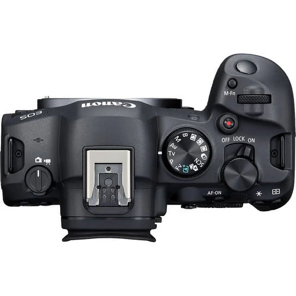 EOS R6 Mark II Mirrorless Camera (5666C002) + RF 24-70mm Lens + 64GB Memory Card + Case + Corel Photo Software + LPE6 Battery + External Charger + Card Reader + More