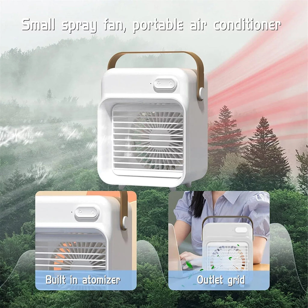 YHAIOGS Personal Air Cooler Evaporative Ultra Portable 3 Speed Ventilation Fluid Tank office Home Kitchen Camping