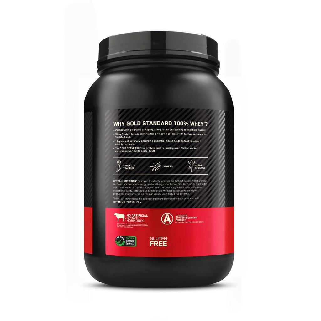 Optimum Nutrition, Gold Standard 100% Whey Protein Powder, Banana Cream, 2 lb, 29 Servings