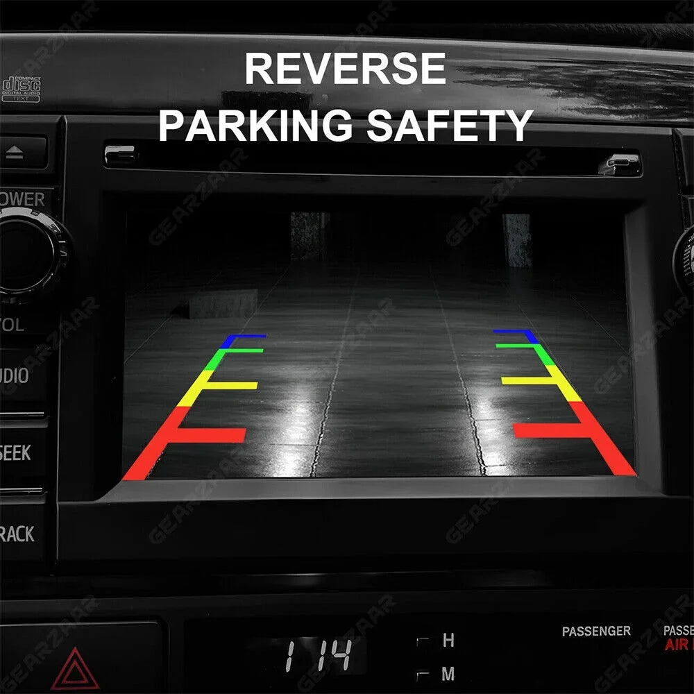 Black Plastic Crisp Images Easy Installation Chevy GMC Silverado Sierra Rear View Backup Camera -15130742