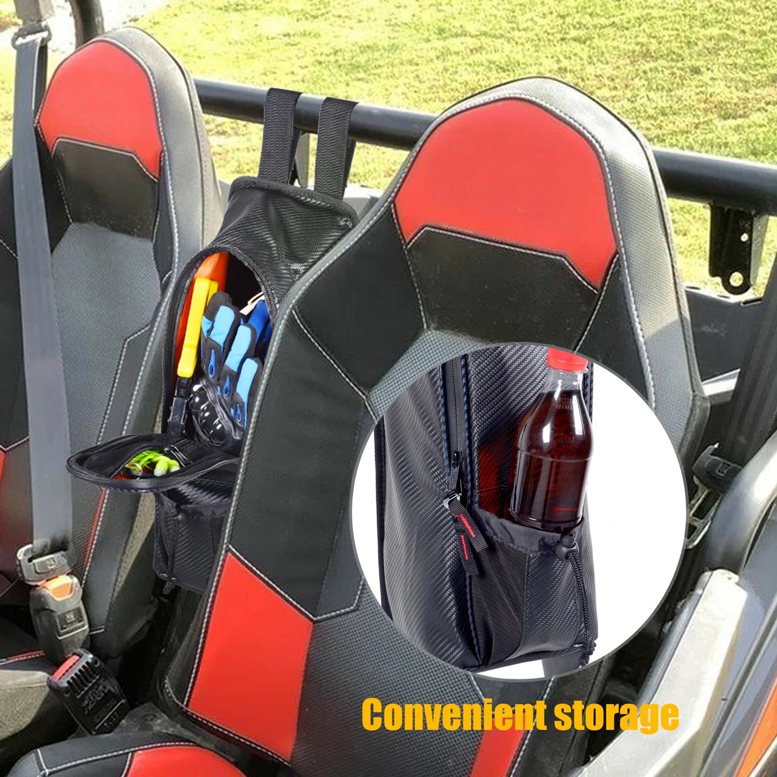 Teryx KRX 1000 Bags UTV Storage Accessories Offroad Universal Center Seat Bag For Kawasaki Mule 4000 4010 2010-2022