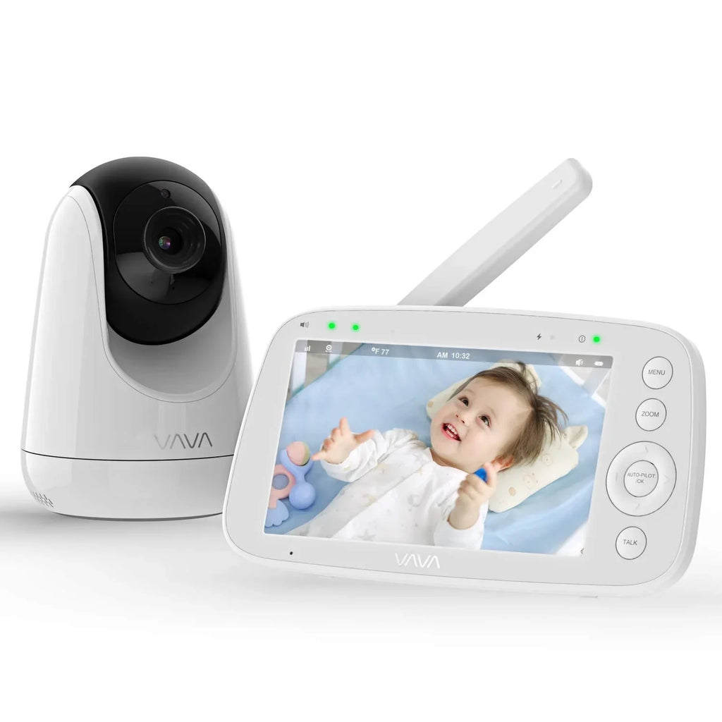 VAVA Video Baby Monitor with 5" 720P Handheld Display and 2-Way Audio, White
