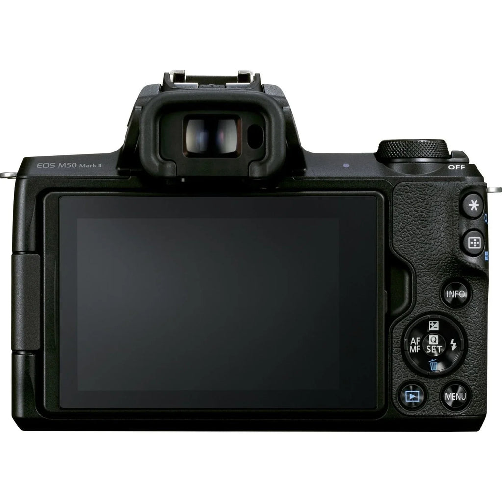 EOS M50 Mark II 24.1 Megapixel Mirrorless Camera with Lens, 0.59", 1.77", Black