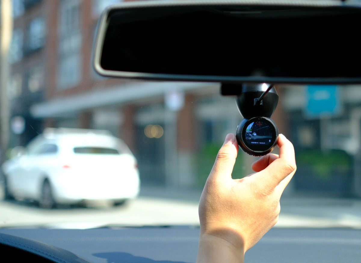 JS Dash 3.0 (BLACK) - Plug & Play Dash Cam- Full HD 1080p Dashcam w/ Parking Monitor & 1.22" LED Monitor & GPS *NEW & IMPROVED*