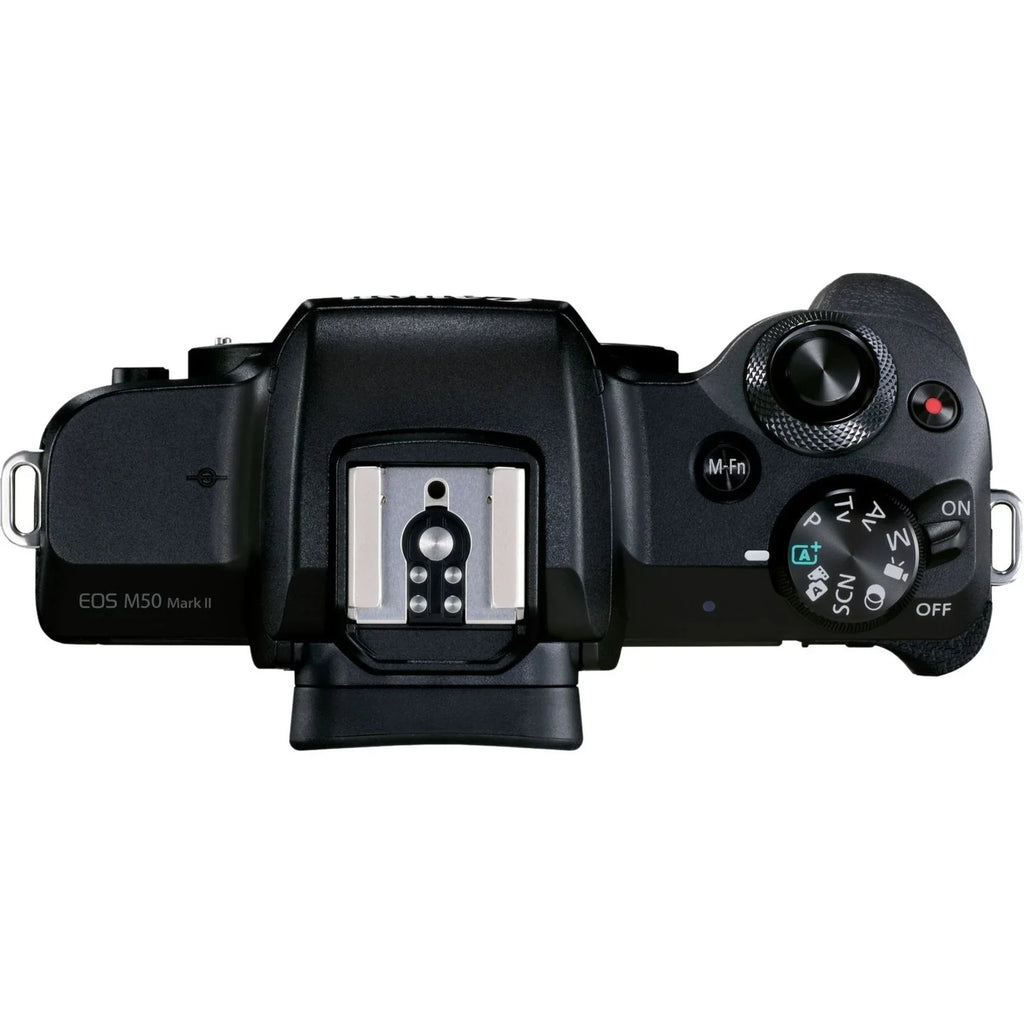EOS M50 Mark II 24.1 Megapixel Mirrorless Camera with Lens, 0.59", 1.77", Black