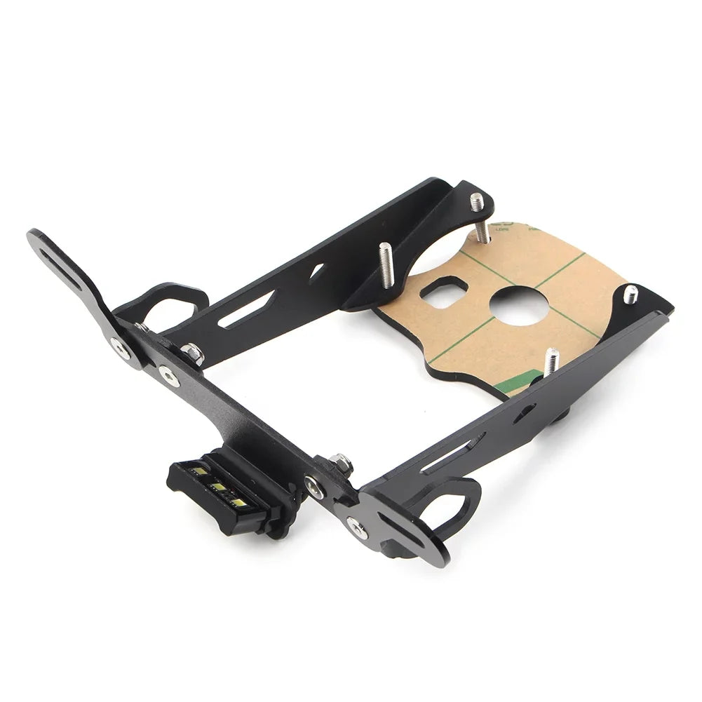 ZS MT09 21-22 Black Motorcycle License Plate Holder Fender Eliminator Tail Tidy For Yamaha MT-09 2021 2022