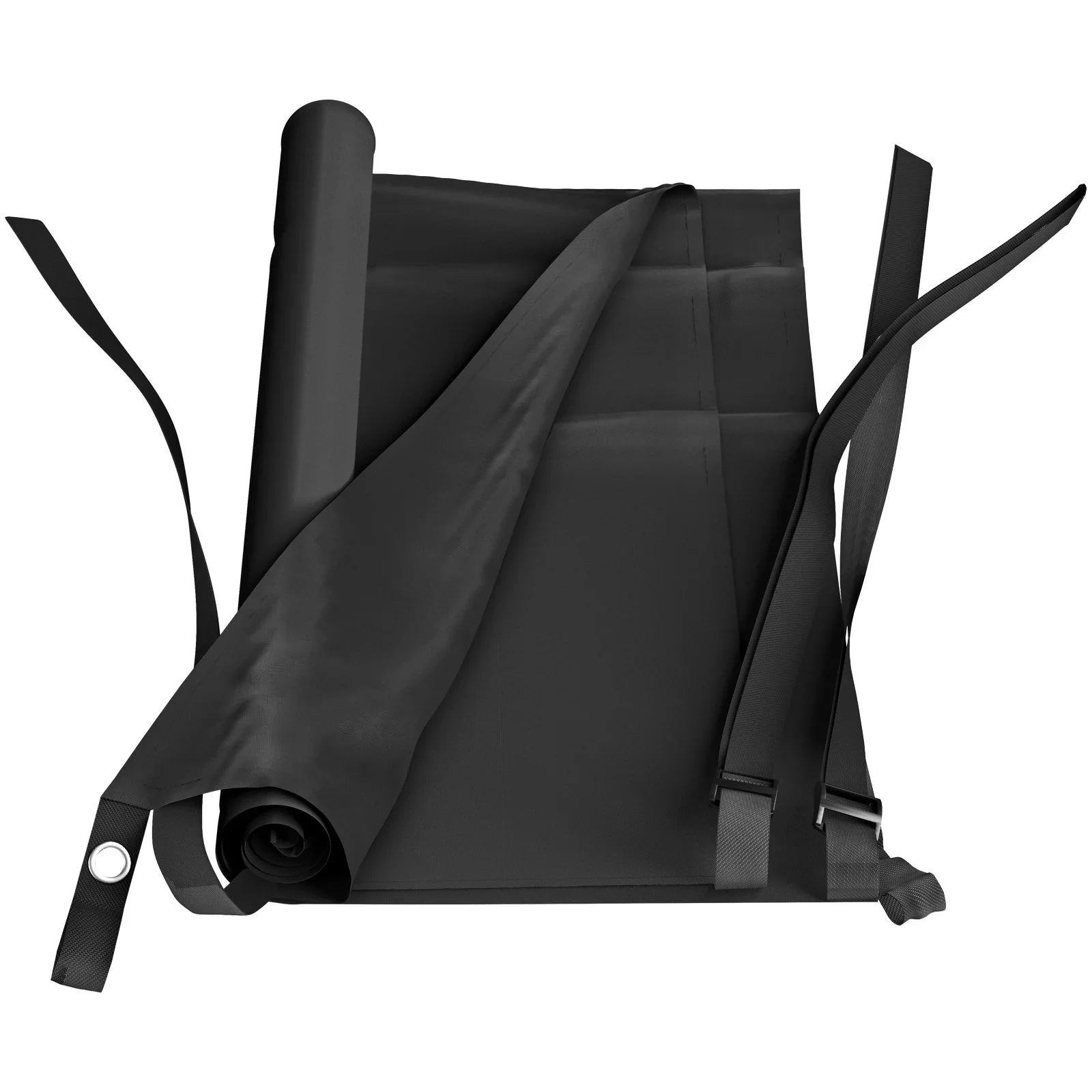 VEVOR 5'x5' UV-Proof T-Top Sun Shade Kit - 600D Polyester with Rustproof Telescopic Steel Poles, Liquid Easy Assembly for T-Tops & Bimini Tops