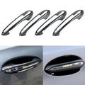 Xotic Tech 1 Set (4 pieces) Exterior Door Handle Surround Cover trims, Carbon Fiber Style, Compatible with BMW 5 Series G30 2018-up