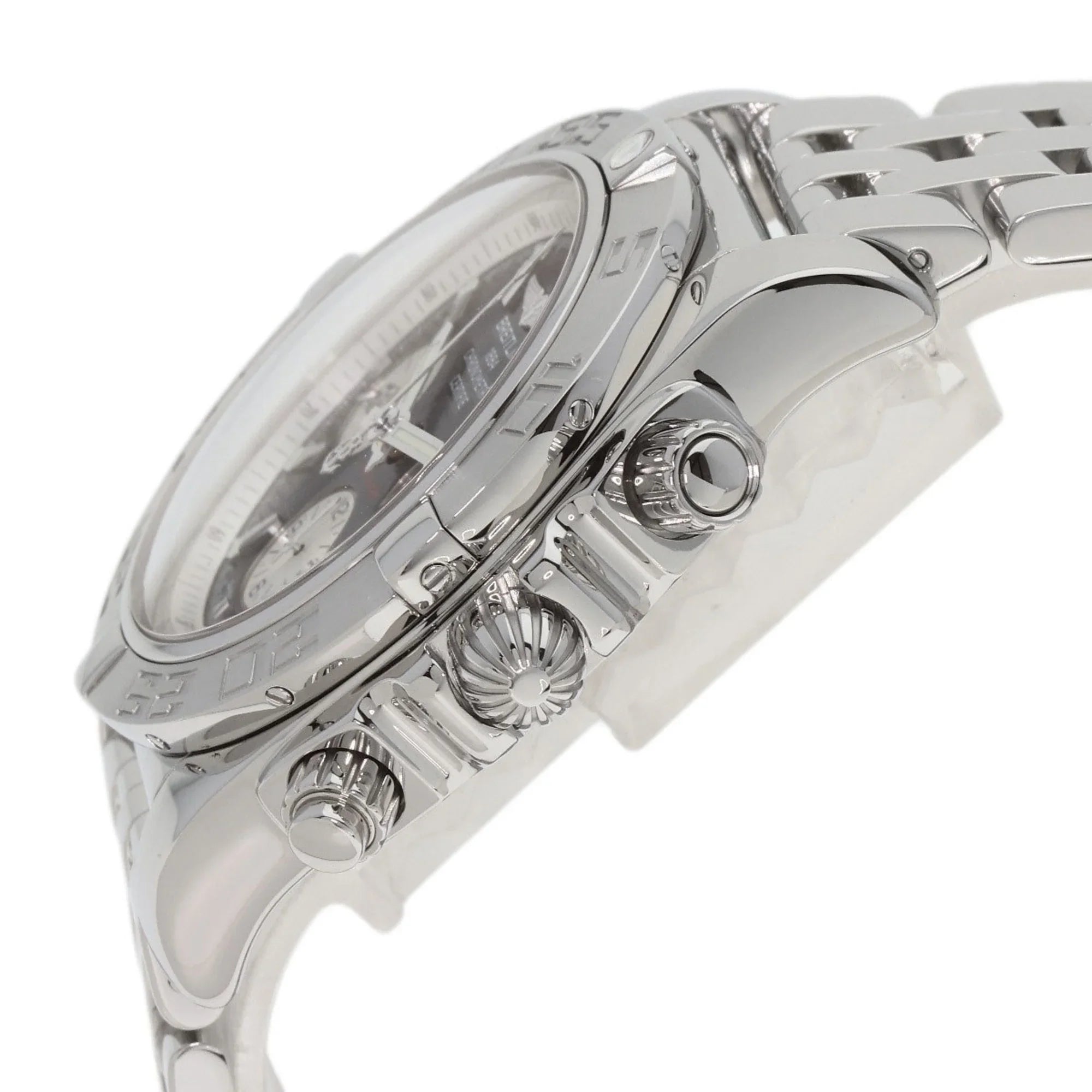 Pre-Owned Breitling AB0110 Chronomat 44 Watch Stainless Steel/SS Men's BREITLING (Good)