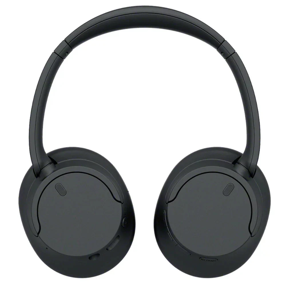 WH-CH720N/B Wireless Noise Cancelling Headphone, Black Bundle with Deco Gear Hard Case + Pro Audio Headphone Stand + Microfiber Cleaning Cloth