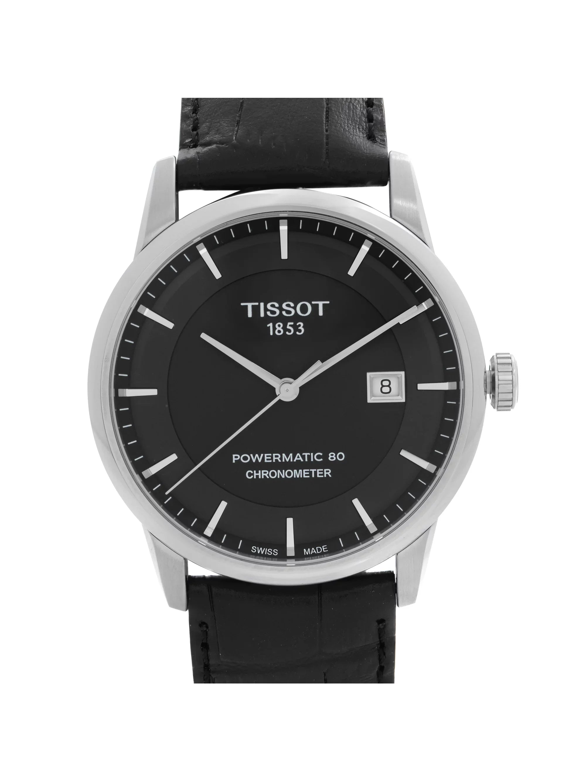 Tissot T-Classic 41mm Steel Black Dial Automatic Mens Watch T086.408.16.051.00