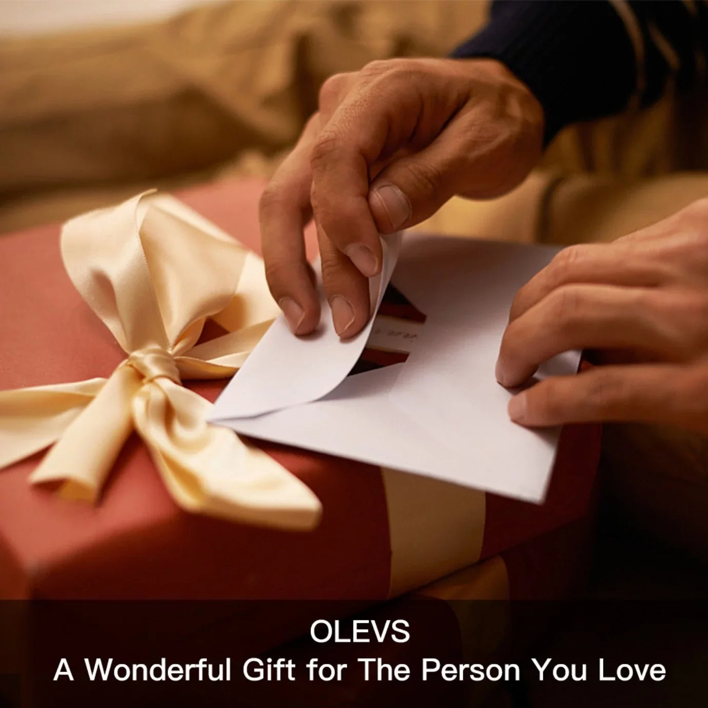 OLEVS Gold Watch for Men Self Winding Large Face Arabic Numerals Dial Easy Reader Liquid Reloj Para Hombre, Gifts for Men, Male Adult Wristwatch