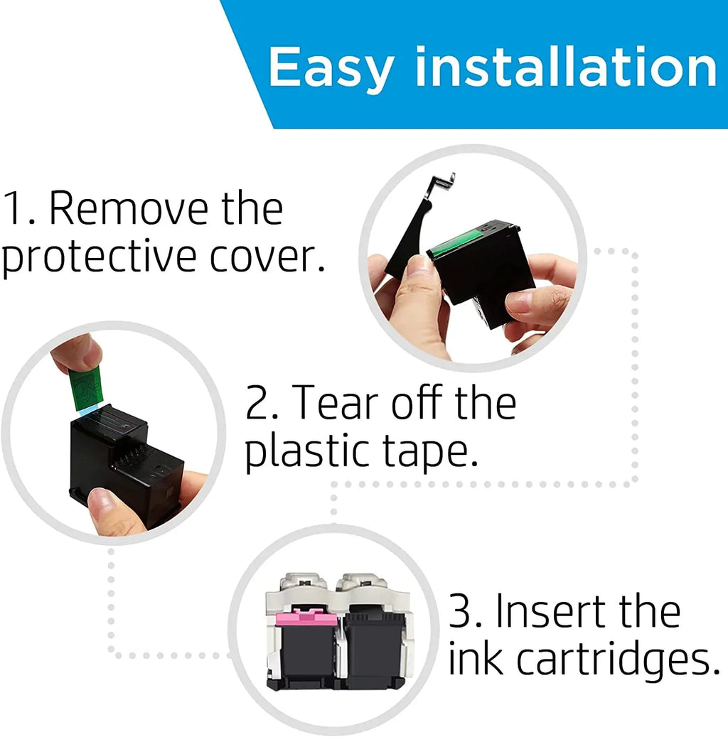 Replacement PG-275XL PG 275 XL CL-276XL CL 276 XL High Yield Ink Cartridge compatible for PIXMA TS3500 TS3520 TS3522 TR4700 TR4720 TR4722 Printer (Black and Tri-Color, 2 Pack)