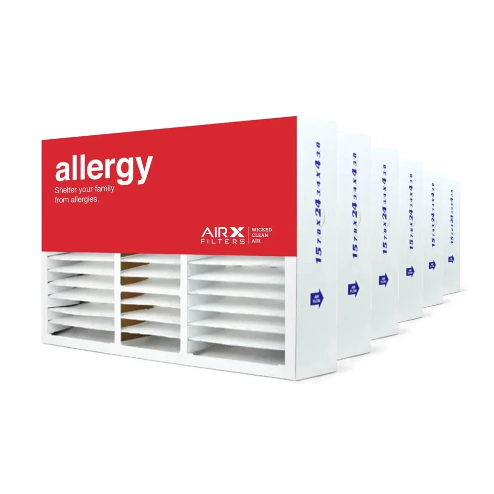 AIRx Filters 16x25x5 MERV 11 HVAC AC Furnace Air Filter Replacement for Honeywell FC100A1029 CF200A1008 CF200D1625, Allergy 6-Pack, Made in the USA