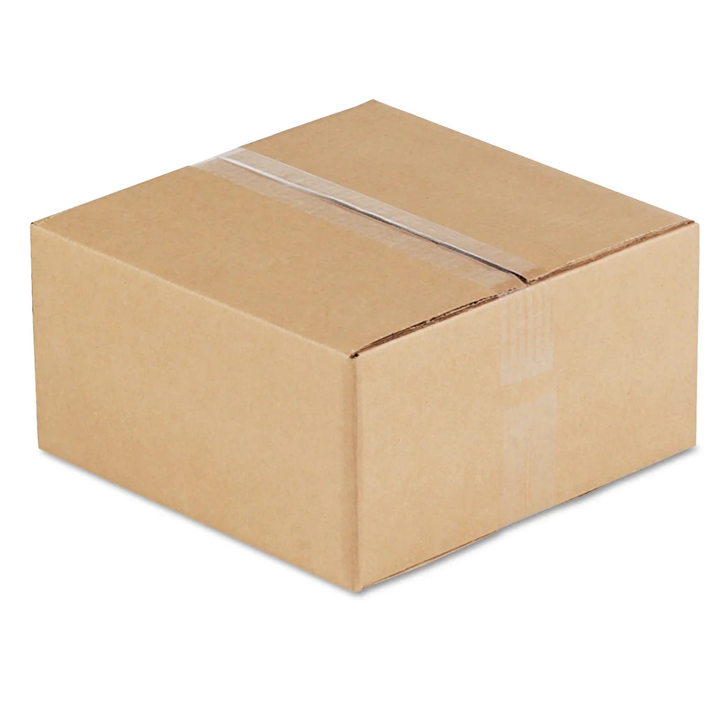 General Supply Brown Corrugated - Fixed-Depth Shipping Boxes, 12l x 12w x 6h, 25/Bundle -UFS12126