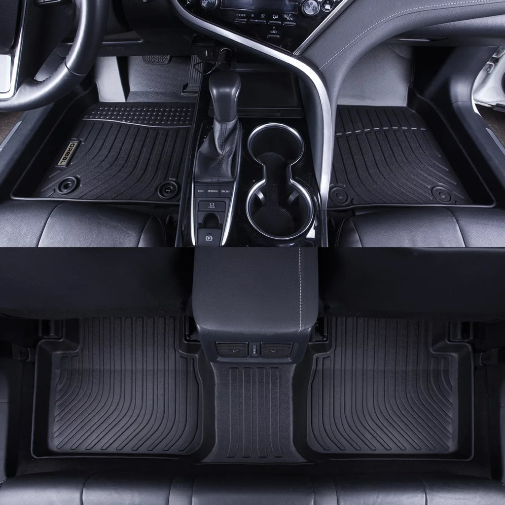 Black Floor Mats Liners Replacement for Genesis GV70 2022 2023 Heavy Duty All Weather Protection Front Rear Car Carpet Custom Fit Sturdy Odorless