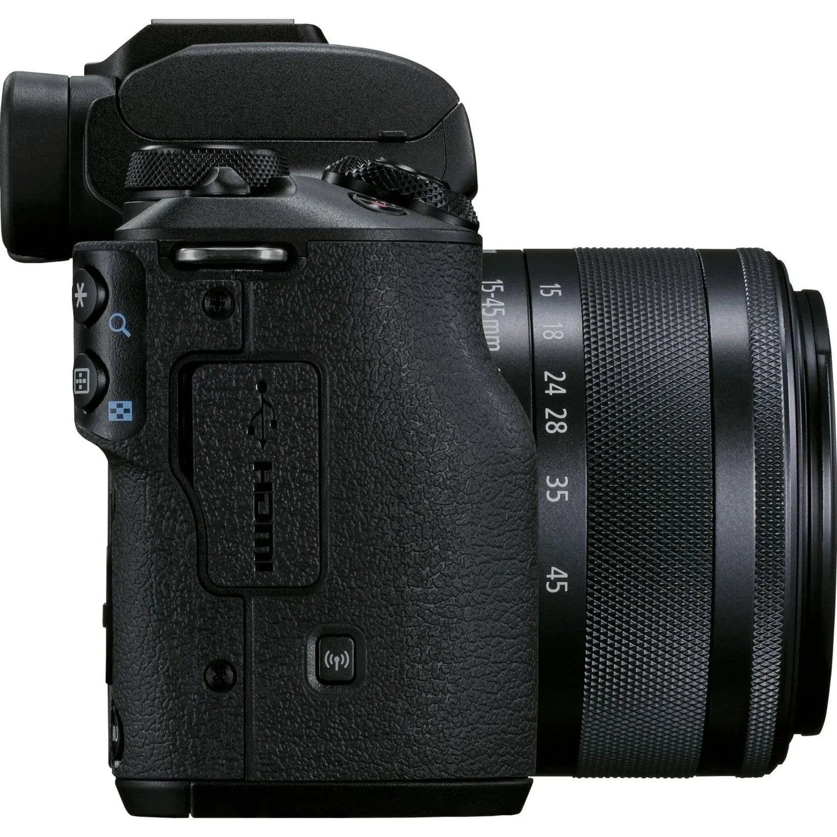 EOS M50 Mark II 24.1 Megapixel Mirrorless Camera with Lens, 0.59", 1.77", Black