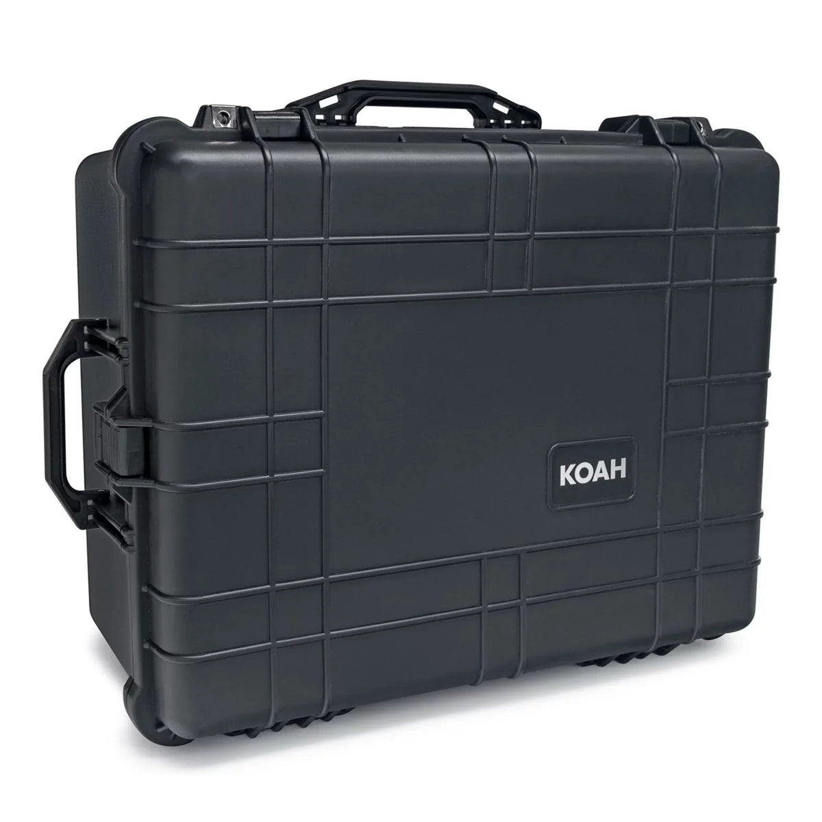 Koah Weatherproof Wheeled Hard Case with Customizable Foam (25 x 20 x 12 Inch)