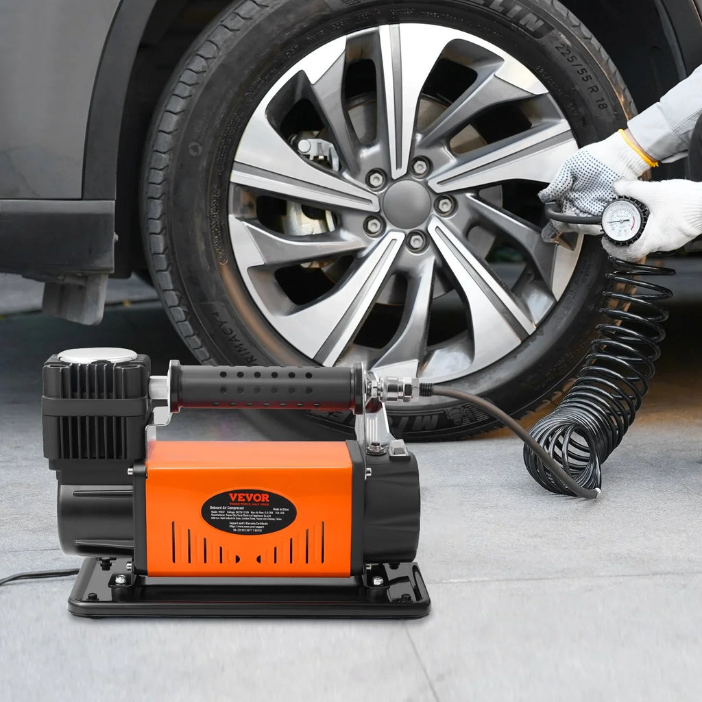 VEVOR On-Board 12V Air Compressor, High Capability Universal, 150PSI 6CFM