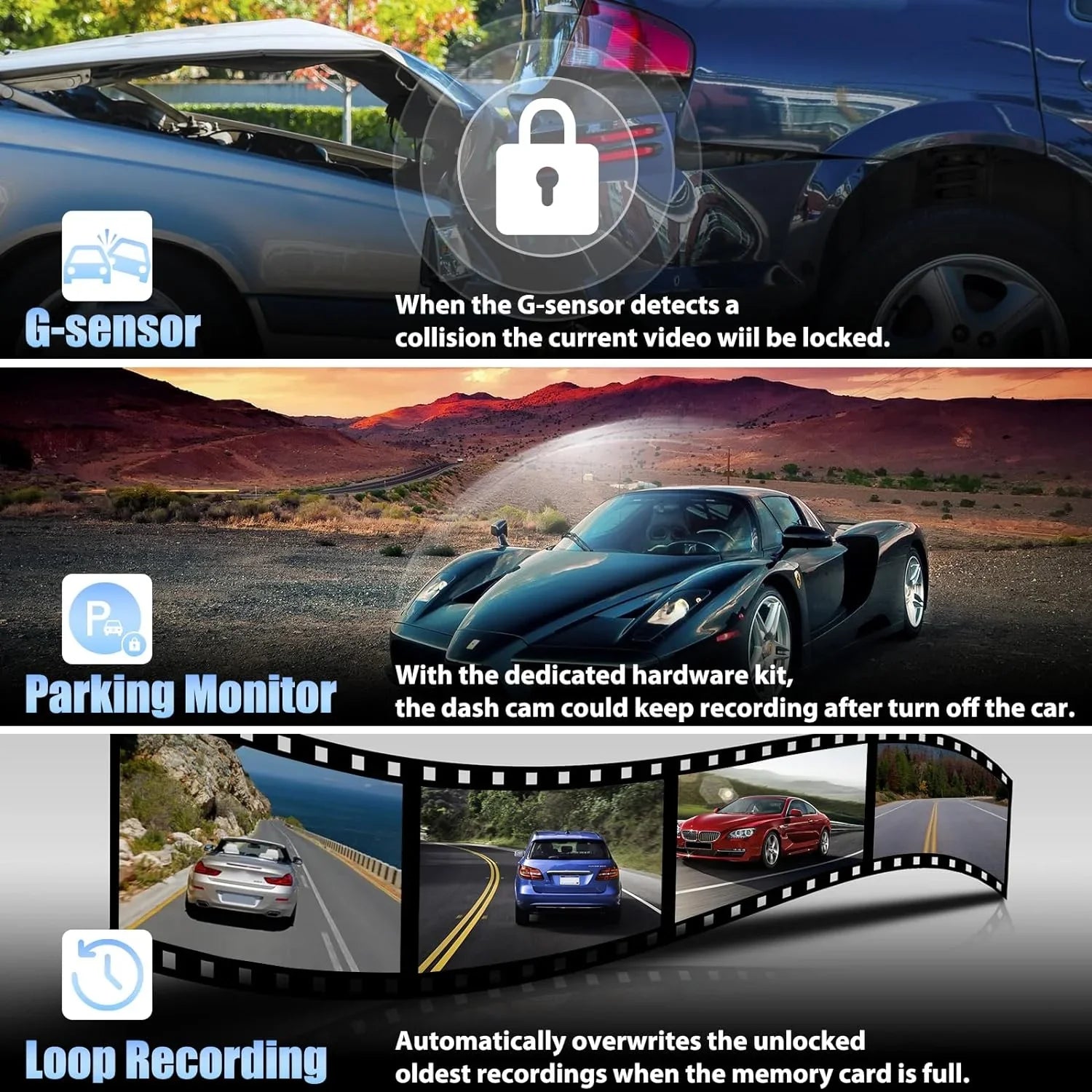 Mirror Dash Cam for Cars,4.5" Rear View Mirror 1080P Front and Rear View Dual Cameras,Super Night Vision,Parking