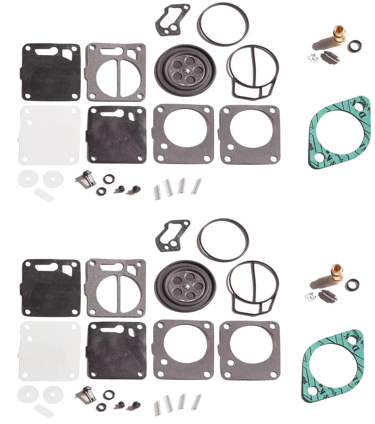Dual Carb Rebuild Kit With Needle Seat & Base Gaskets Sea Doo XP 787 800 95-97