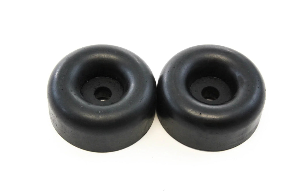 Red Hound Auto 80 Rubber Bumpers for Trailer Compatible with Ramp Door Truck 2.5 Inches Round Replacement Cargo Stop