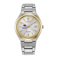 Women's Silver/Gold High Point Panthers Eco-Drive Two-Tone Watch