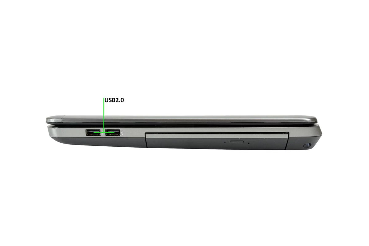 ProBook 450 G1 15.6" Standard Second-hand Notebook - Core i3 4000M 4th Gen 2.40 GHz 8GB SODIMM DDR3L SATA 2.5" 500GB HDD DVD-RW Windows 10 Pro 64-Bit
