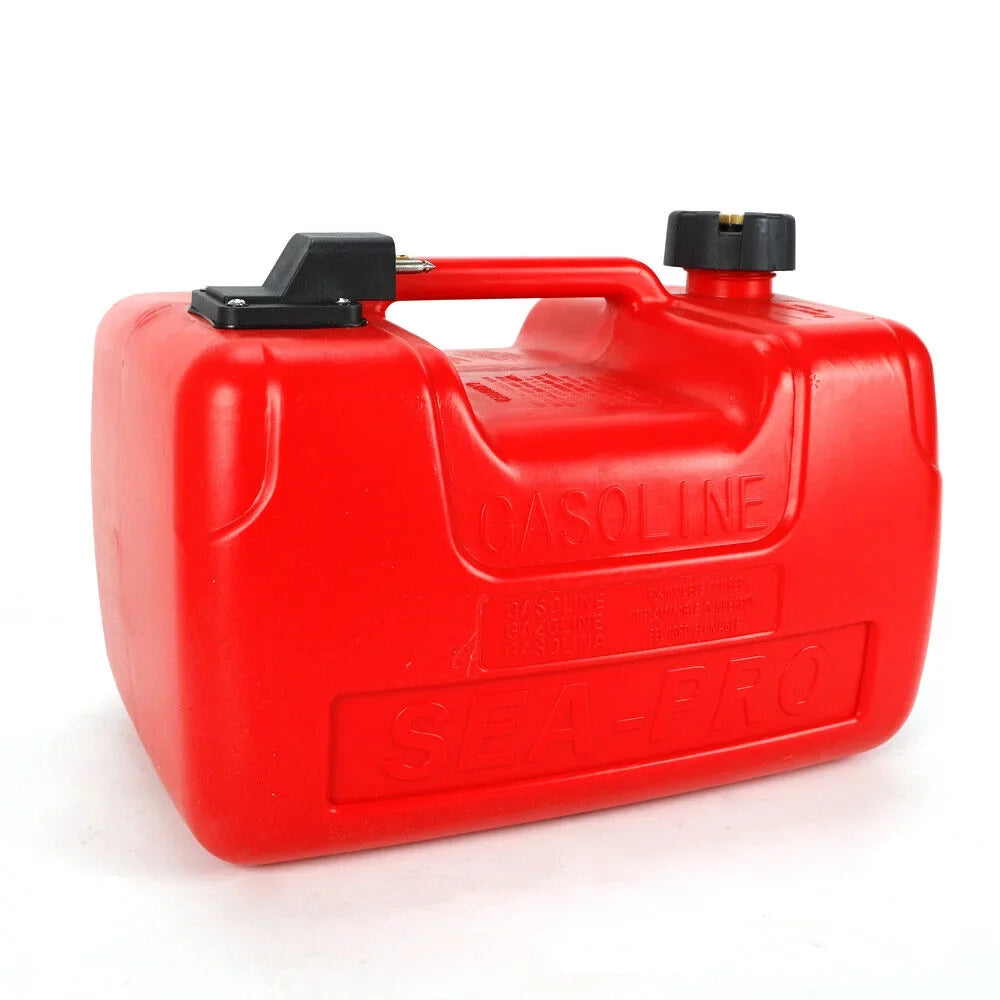 12L Plastic Oil Tank 3.2 Gallon Portable Outboard Boat Marine Fuel Gas Tank（no Tubing and Connector）