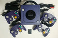 Indigo Nintendo Gamecube Bundle / Four Controllers / Memory Card Second-hand
