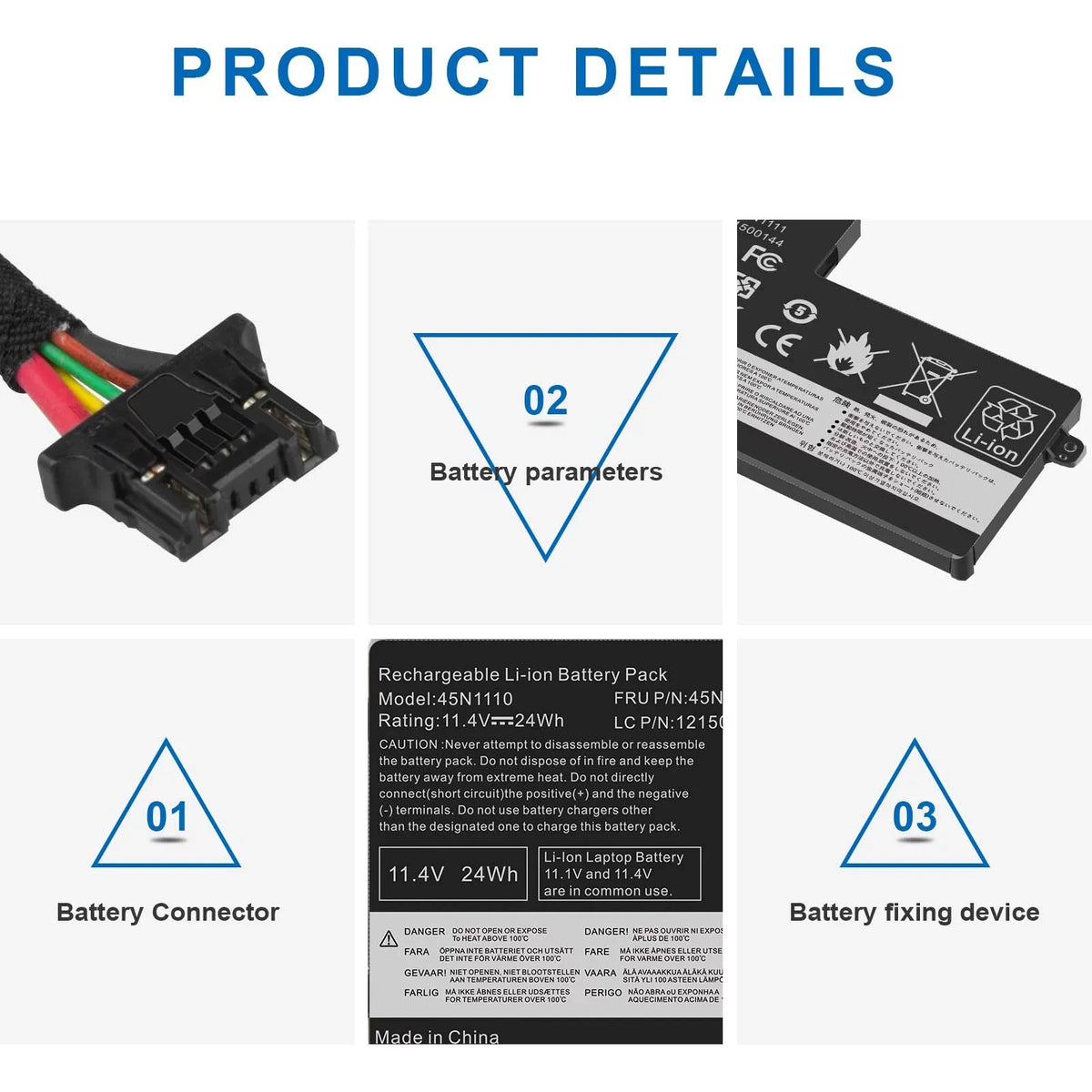 Battery For ThinkPad T450S T460 45N1108
