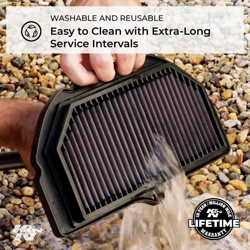 K&N Engine Air Filter: High Efficiency Premium, Powersport Air Filter: 2010-2019 CAN-AM (Ryker, 600 ACE, 900 ACE, Rally Edition, Spyder, RS SM5, RS-S SE5, RS-S SM5, and other select models) CM-9910