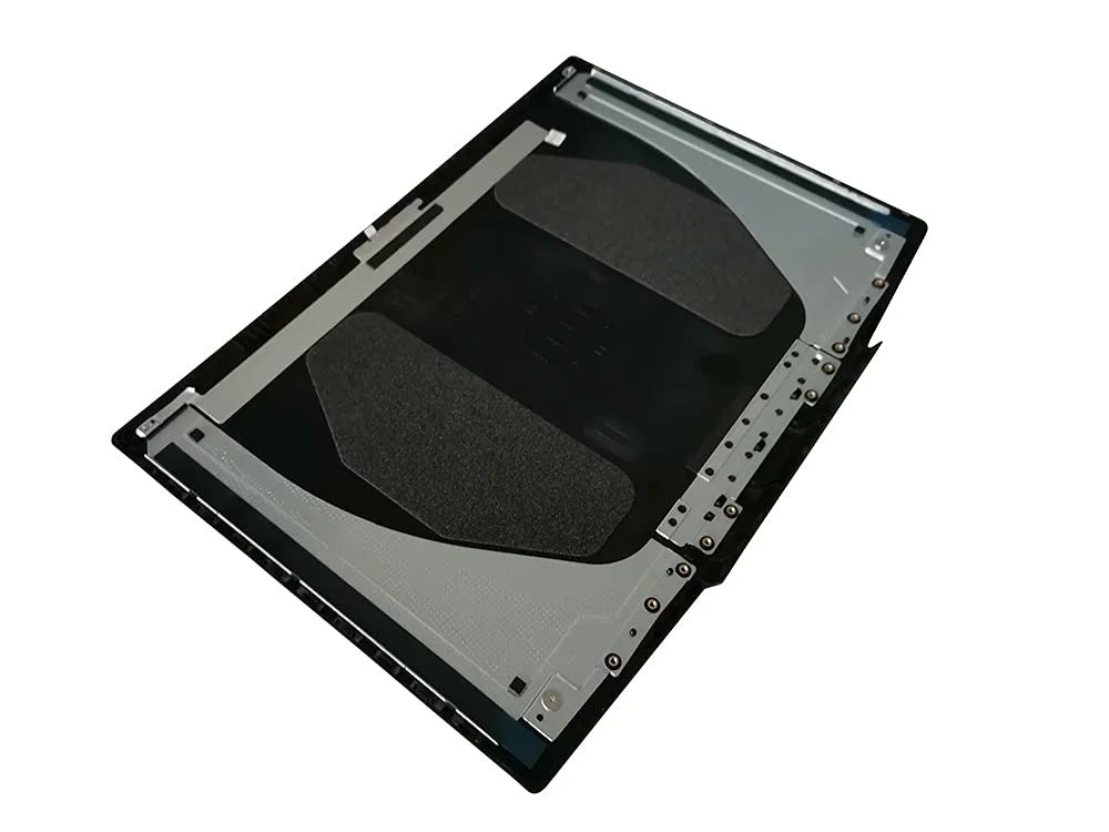 Ecl LCD Back Cover & Screws & Hinges Set Black for Ins-piron Gaming G3 15 3500 3590 Blue Logo Top Case