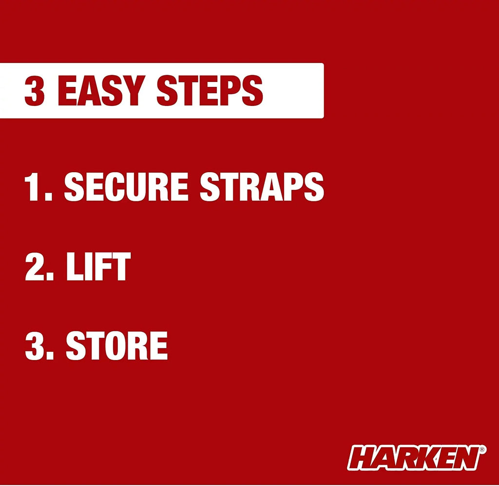 YINCHEN - Truck Cap Overhead Garage Storage Hoist, Self-Leveling, Safe Anti-Drop System, Easy One-Person Operation, Smart Garage Organization