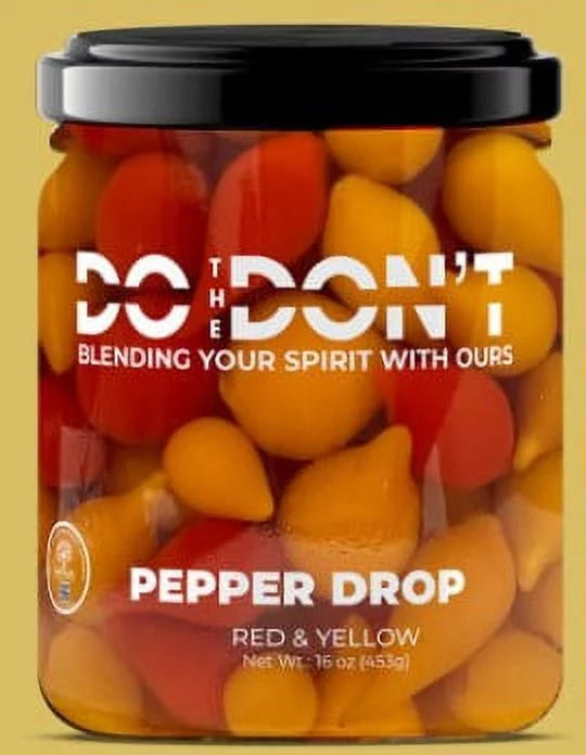 RED & YELLOW SWEET DROP PEPPER 12 units x 16oz
