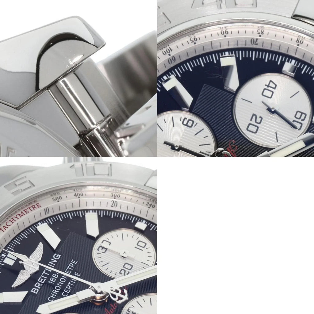Pre-Owned Breitling AB0110 Chronomat 44 Watch Stainless Steel/SS Men's BREITLING (Good)