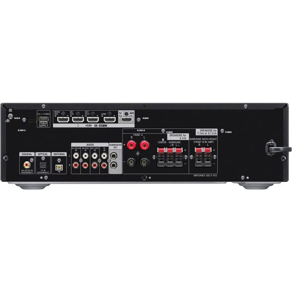 Restored STR-DH790 7.2ch Home Theater Dolby Atmos AV Receiver 2018 Model Bundle with 2 YR CPS Enhanced Protection Pack (Refurbished)