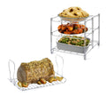 KOVOT 3-Tier Collapsible Oven Rack & Turkey Lifter Roasting Rack | Space Saving Oven Rack For Multiple Roasting And Baking Tasks | Includes (1) Oven Rack & (1) Turkey Lifter