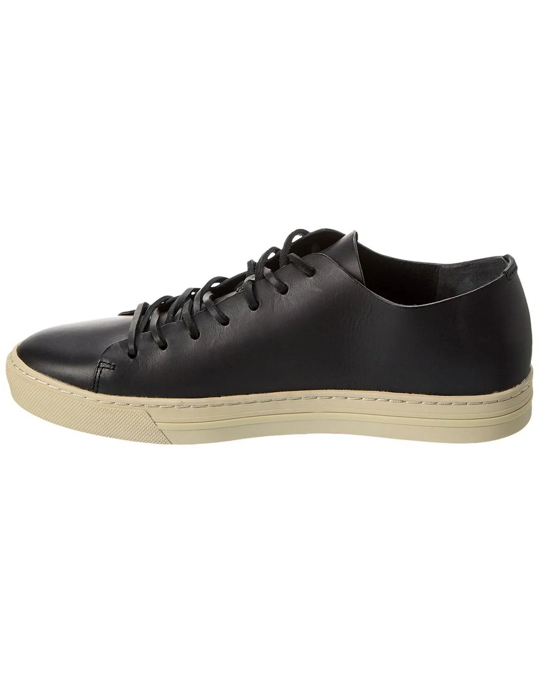 Vince Collins Leather Sneaker, 10.5, Black
