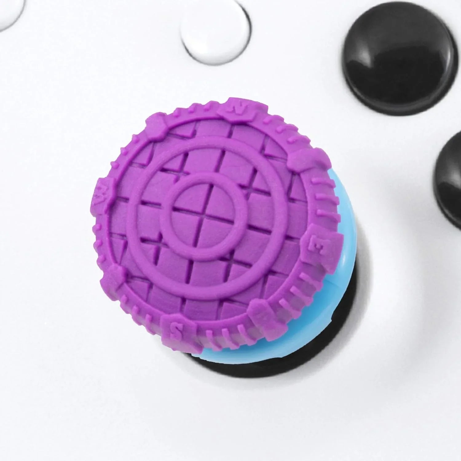 KontrolFreek FPS Freek Battle Royale for Xbox One and Xbox Series X Controller | Capability Thumbsticks | 2 High-Rise Convex (Domed) | Purple