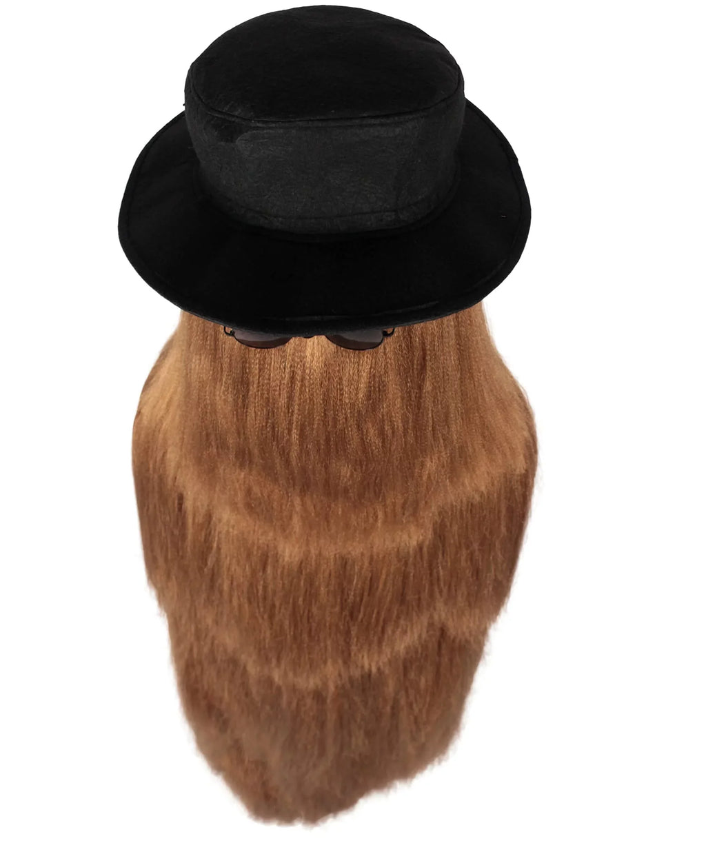 HPO Adult Unisex Cousin Itt Addams Family Dapper Creature Monster Halloween Costume, Synthetic Fiber, Brown