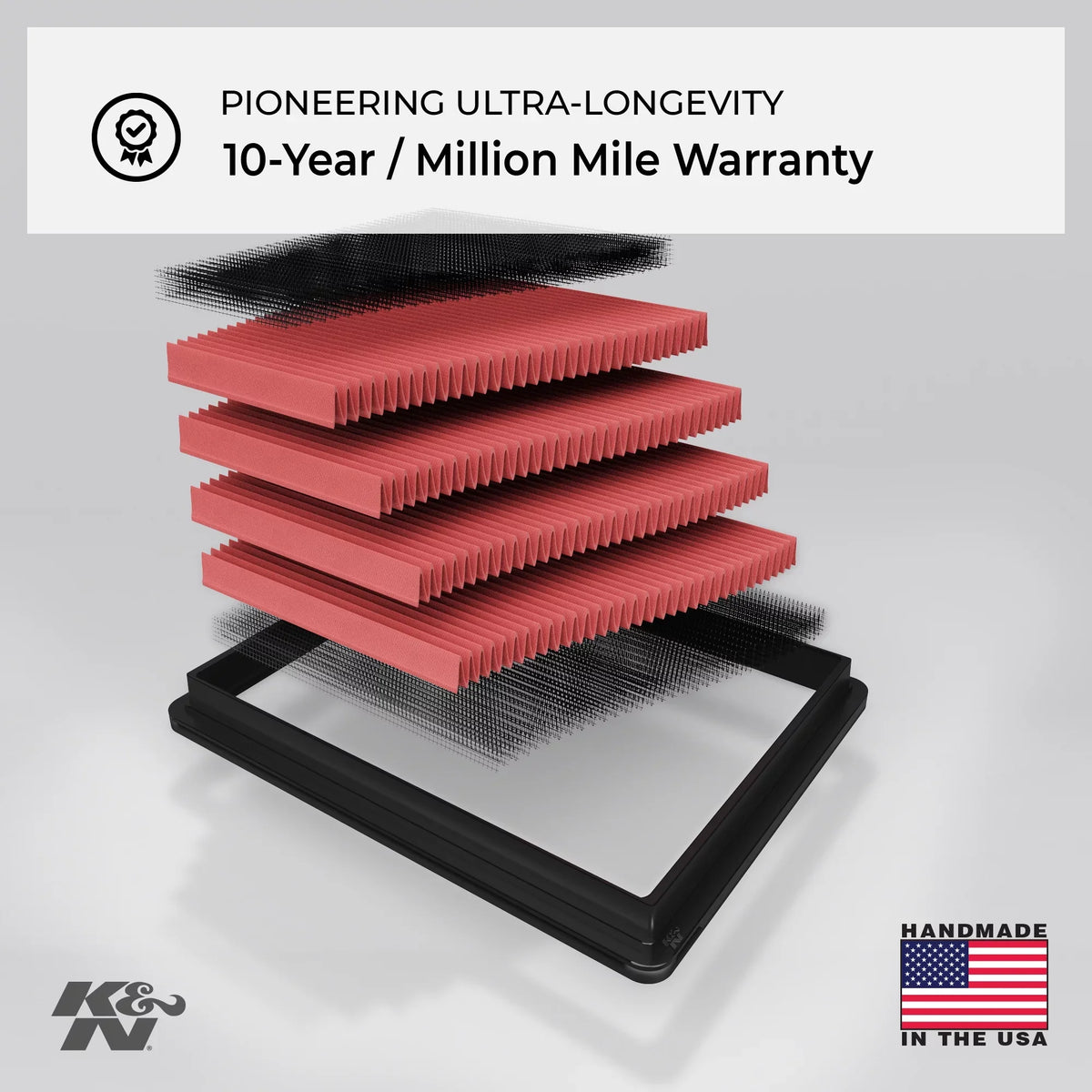 K&N Engine Air Filter: High Efficiency Premium, Powersport Air Filter: 2010-2019 CAN-AM (Ryker, 600 ACE, 900 ACE, Rally Edition, Spyder, RS SM5, RS-S SE5, RS-S SM5, and other select models) CM-9910