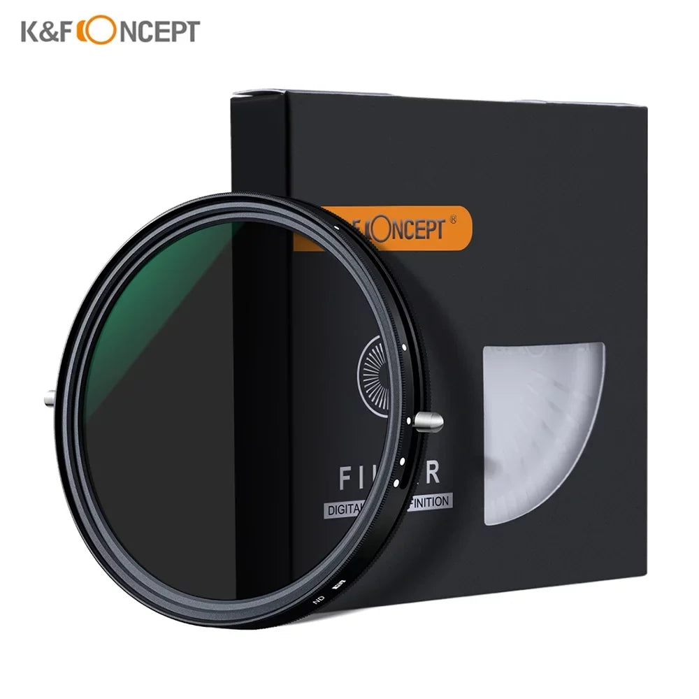 K&F CONCEPT 67mm 2-in-1 Variable Adjustable Filter Neutral Density Fader 5-Stop ND2-ND32 and CPL Circular Polarizing Filter Ultra-thin with Cleaning Cloth for Camera Lens