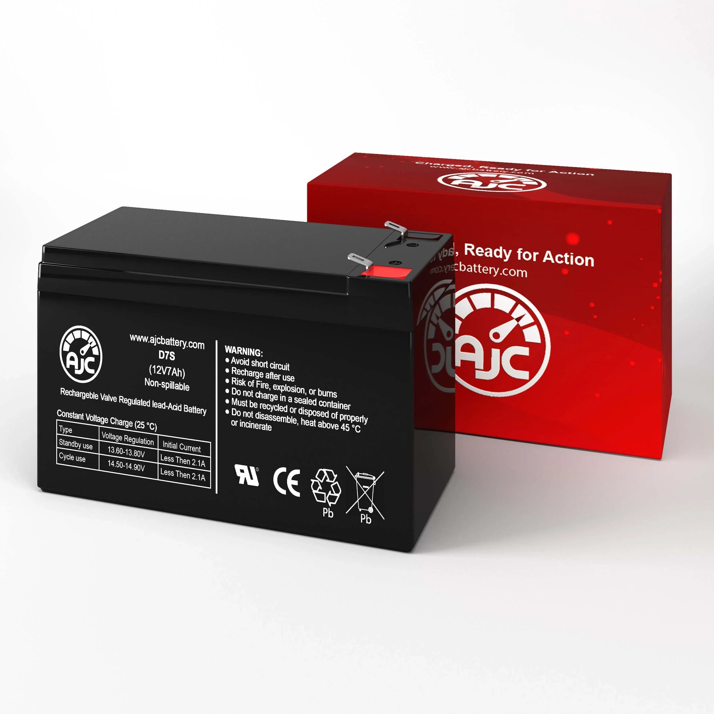 Razor Dirt Quad Pink 25143061 12V 7Ah Ride-On Toy Battery - This Is an AJC Brand Replacement